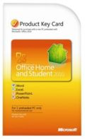 Microsoft Office Home and Student 2010 PKC(Product Key Card)