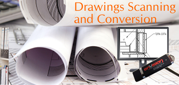 Professional drawings and manuals scanning and collation services