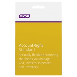 MYOB Account Right Standard for Windows Based PC Only - 1 Year